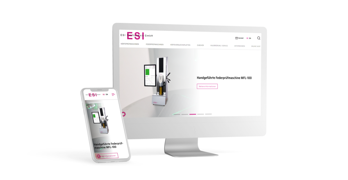 ESI Prüftechnik GmbH: d-mind GmbH - Internetagentur Stuttgart